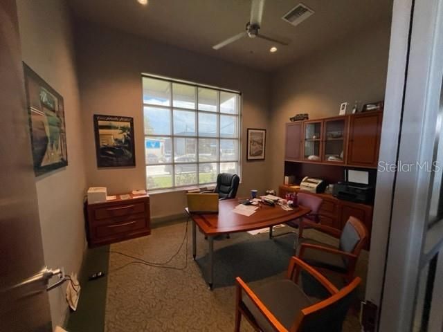 Home Office, Interior, Recessed Lighting