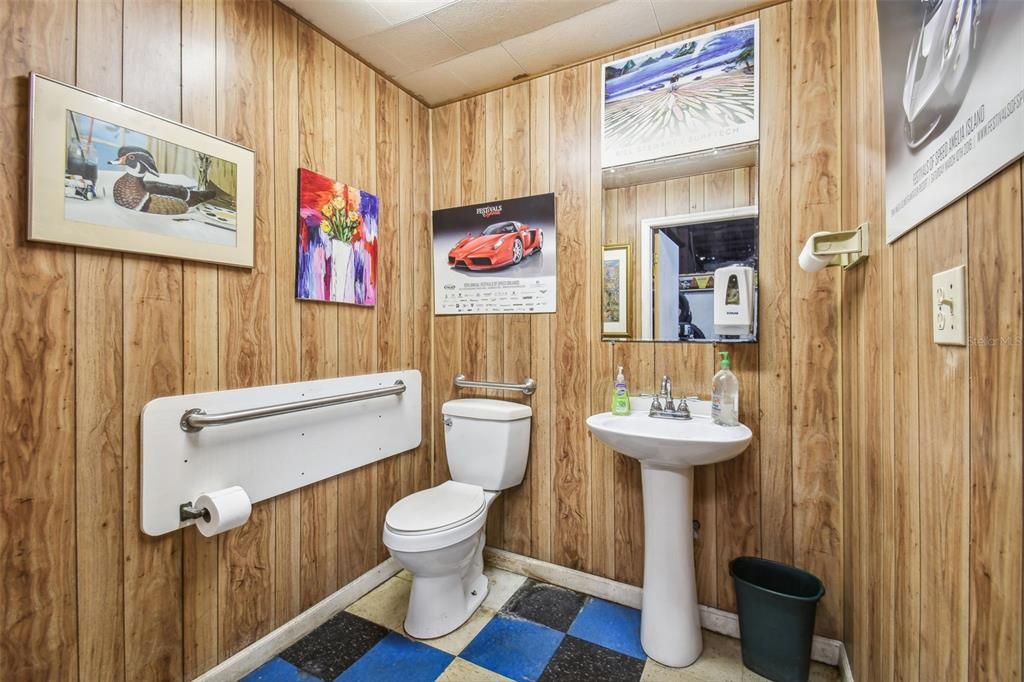 Bathroom, Interior, Wooden Walls