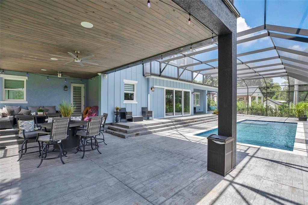 Glass Ceilings, Interior, Pool, Recessed Lighting, Sun Room