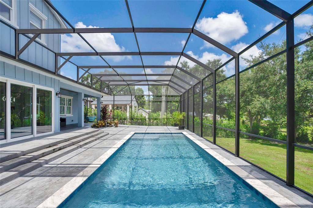 Glass Ceilings, Interior, Pool, Sun Room