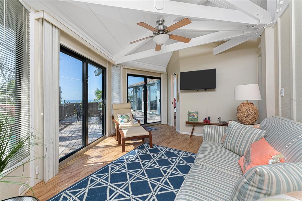 Interior, Sun Room, Wood Texture Flooring