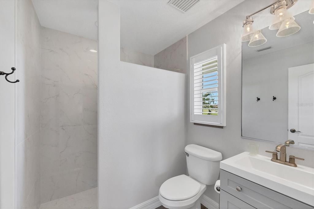 Bathroom, Interior, Marble Walls