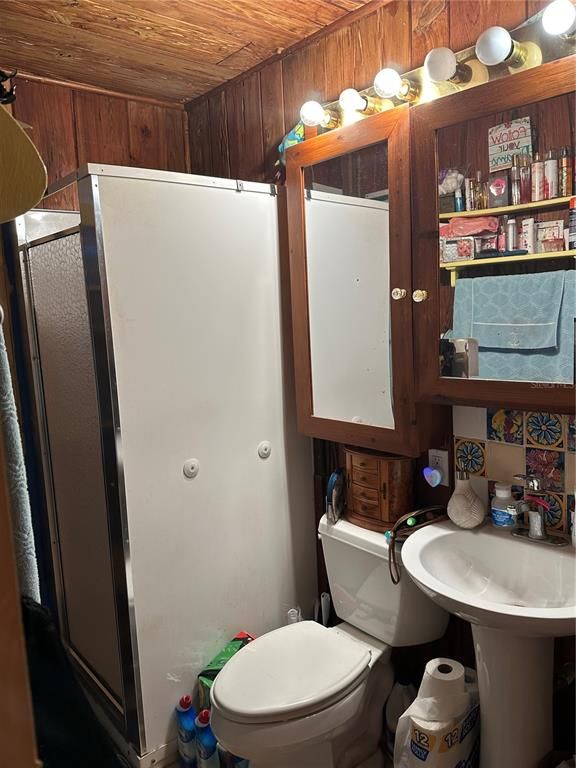 Bathroom, Interior, Wooden Ceilings, Wooden Walls