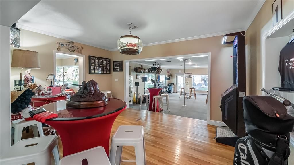 Dining room, Interior, Wood Texture Flooring