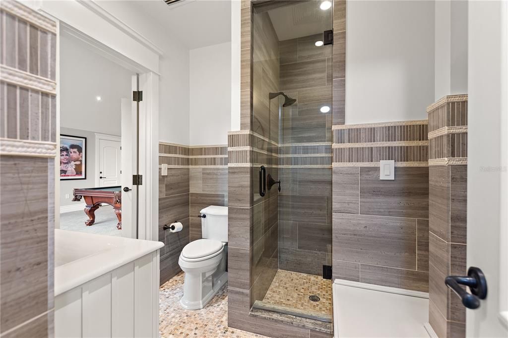 Bathroom, Glass Shower, Interior