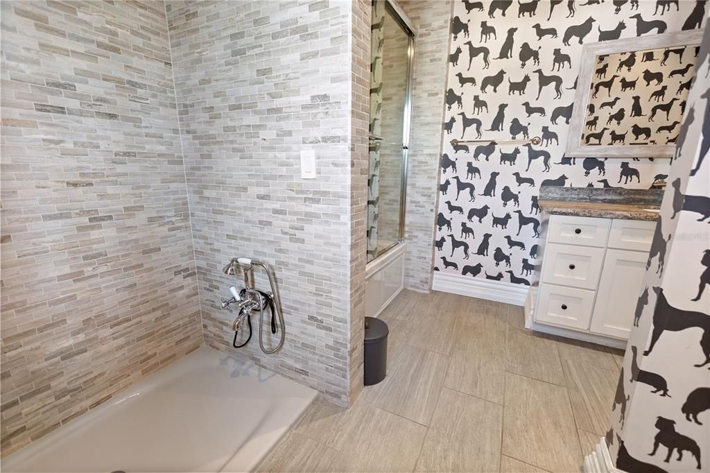 Bathroom, Glass Shower, Interior