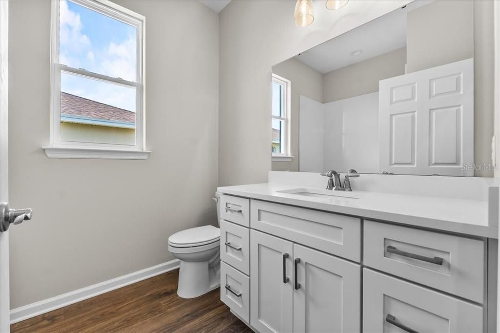 Bathroom, Interior, Wood Texture Flooring