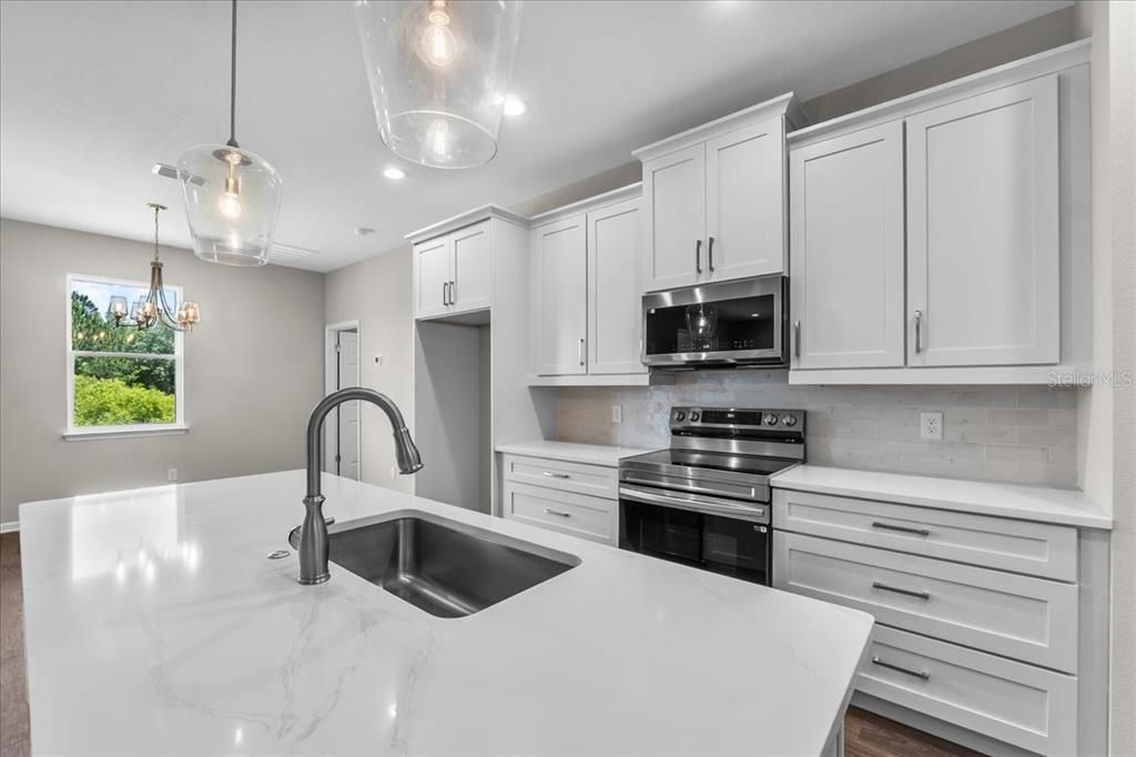 Chandelier, Interior, Kitchen, Pendant Lights, Recessed Lighting