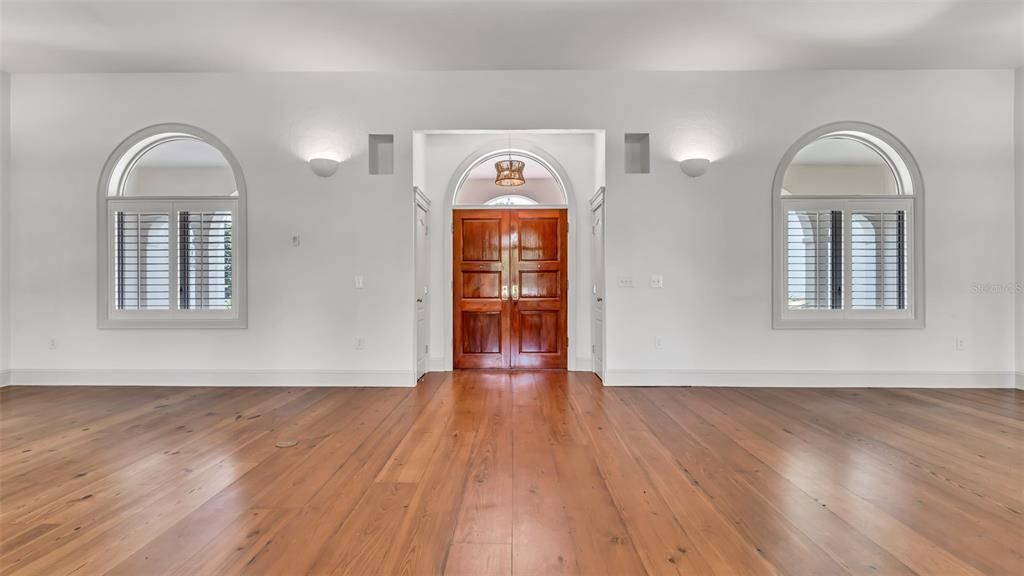 Empty room, Interior, Wood Texture Flooring