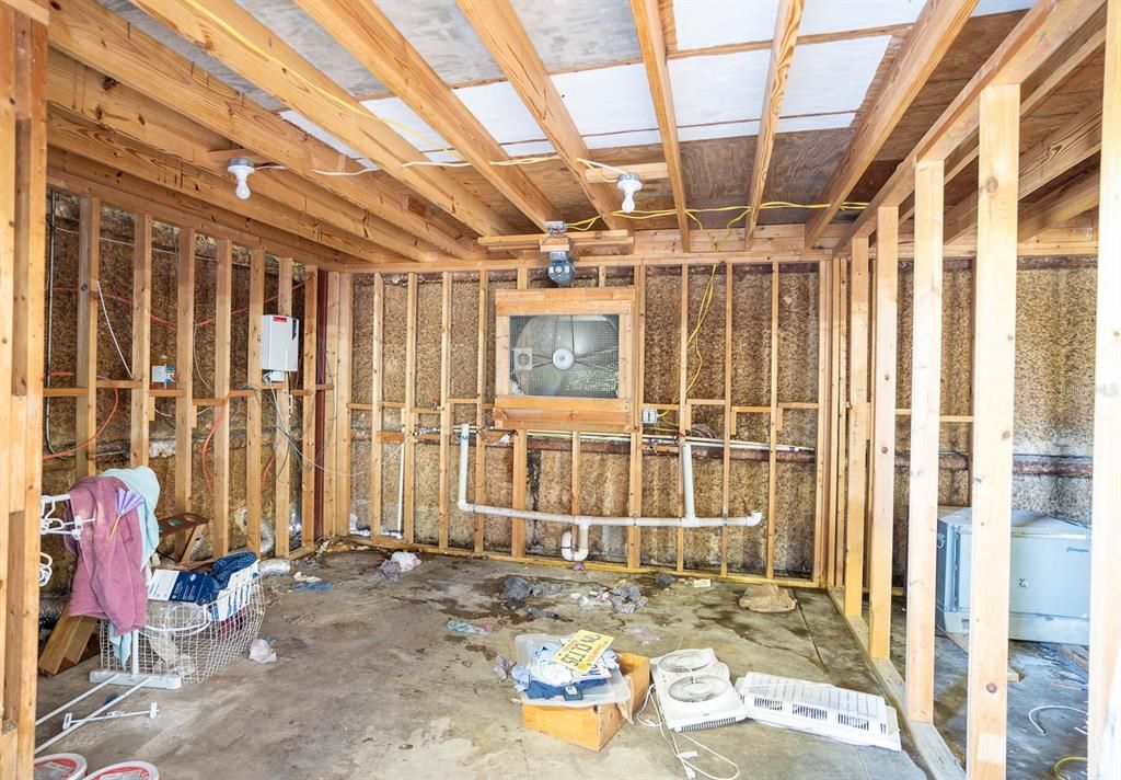 Interior, Wooden Beams, Wooden Walls