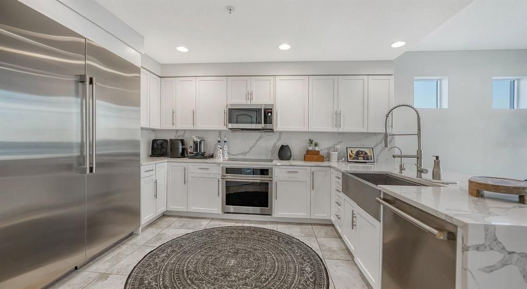 Interior, Kitchen, Recessed Lighting, Stainless Steel Appliances