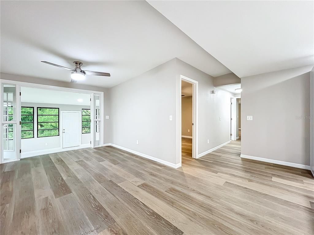 Empty room, Interior, Wood Texture Flooring