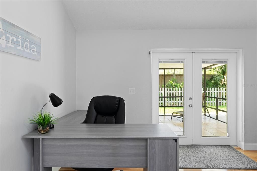 Home Office, Interior, Wood Texture Flooring