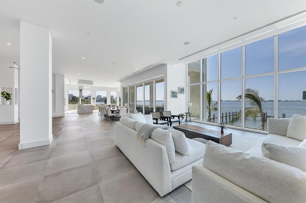 Dining room, Interior, Living room, Recessed Lighting, Water