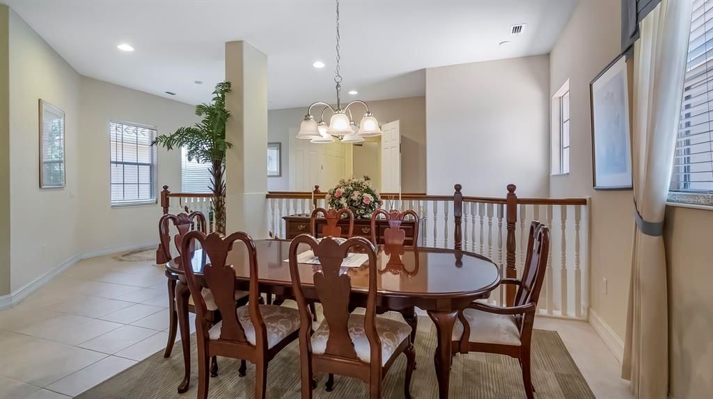 Chandelier, Dining room, Interior, Recessed Lighting