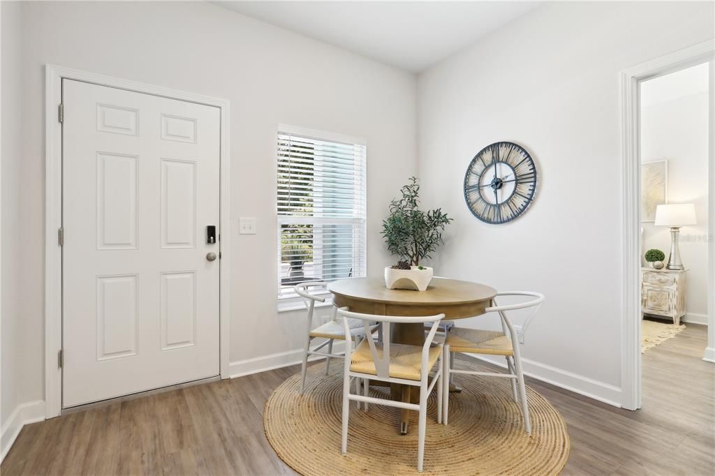 Dining room, Interior, Wood Texture Flooring