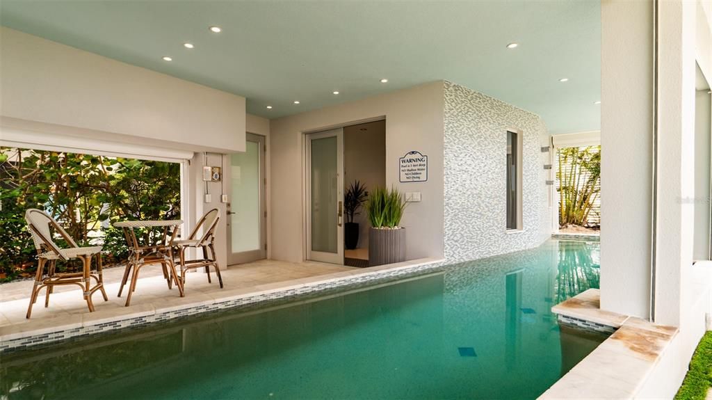 Interior, Pool, Recessed Lighting