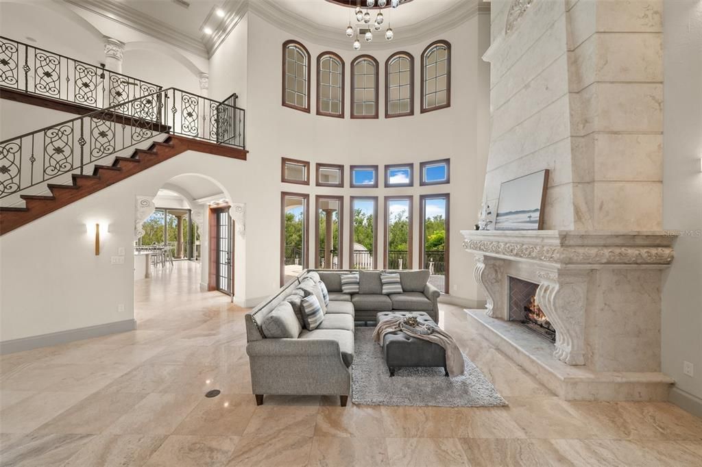 Fireplace, Interior, Living room