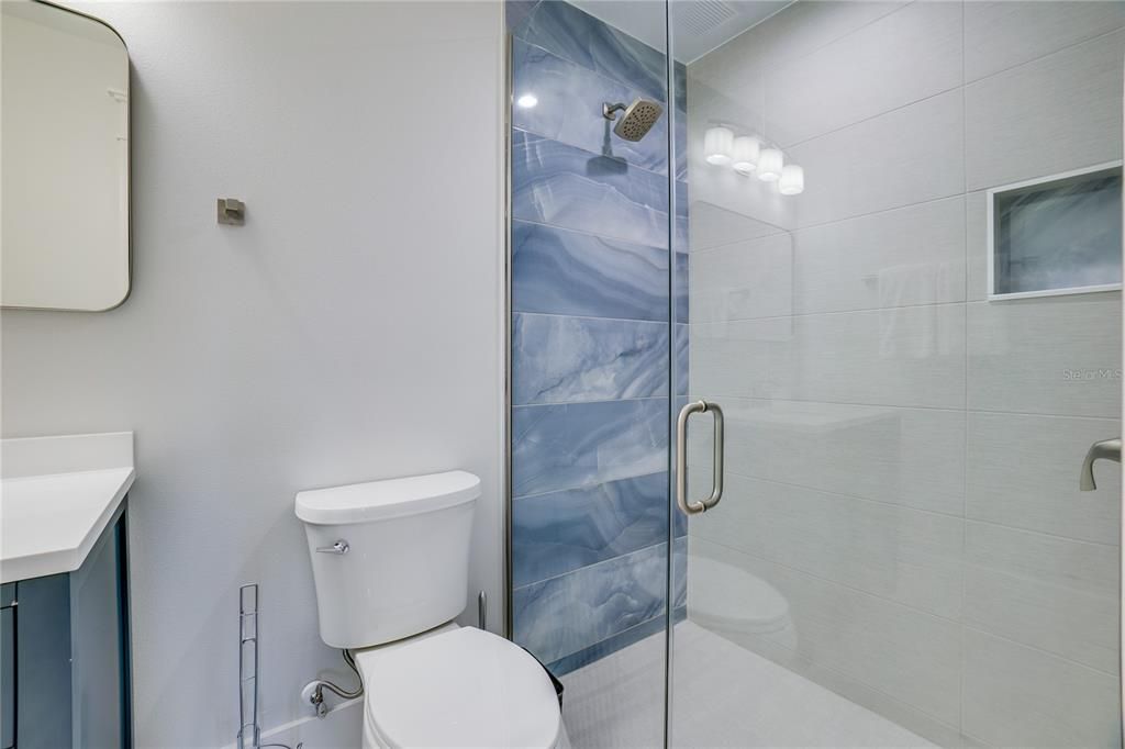 Bathroom, Glass Shower, Interior