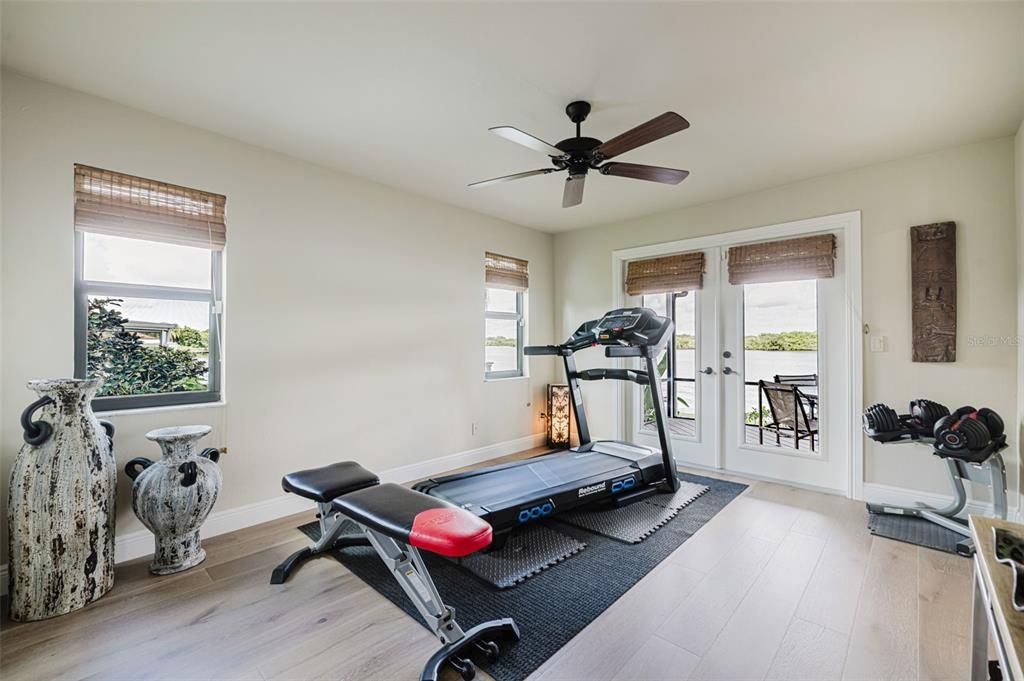 Fitness Equipment, Interior, Wood Texture Flooring