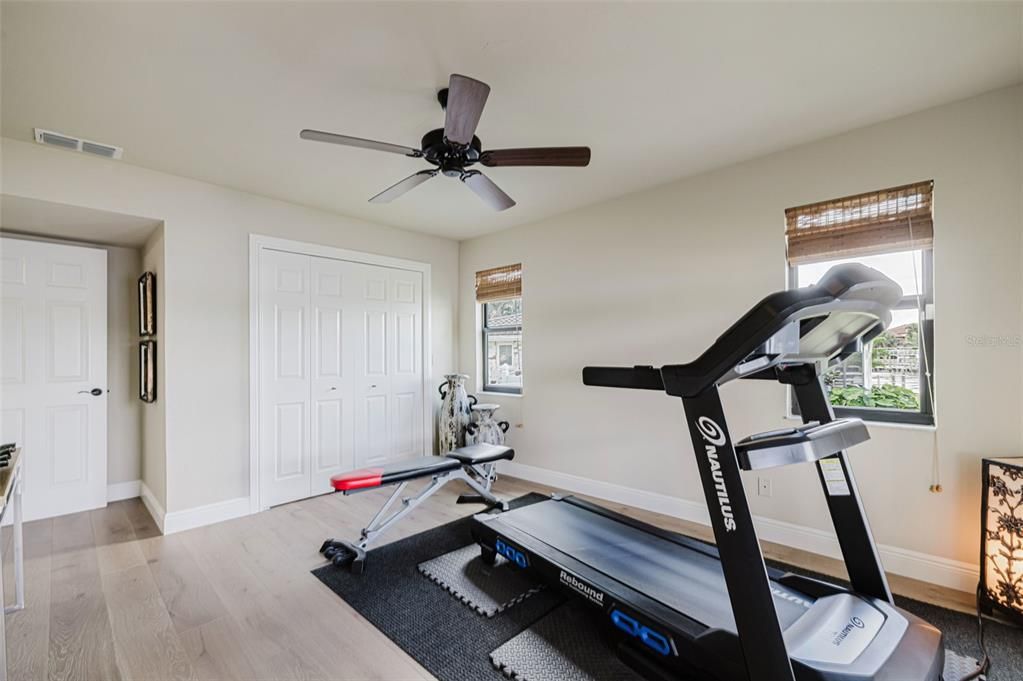 Fitness Equipment, Interior, Wood Texture Flooring