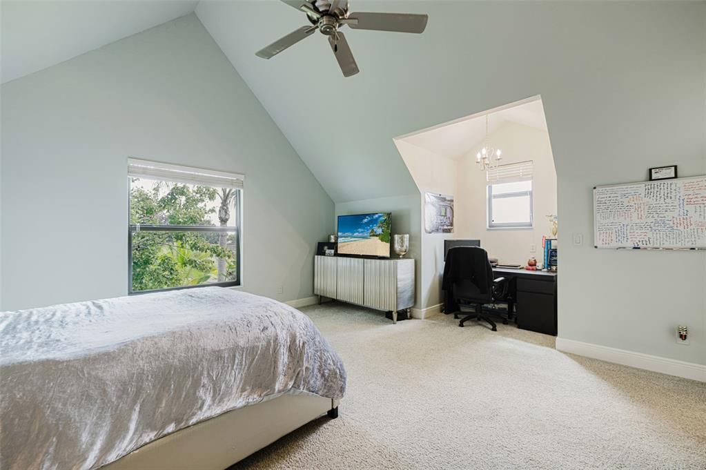 Bedroom, Chandelier, Home Office, Interior