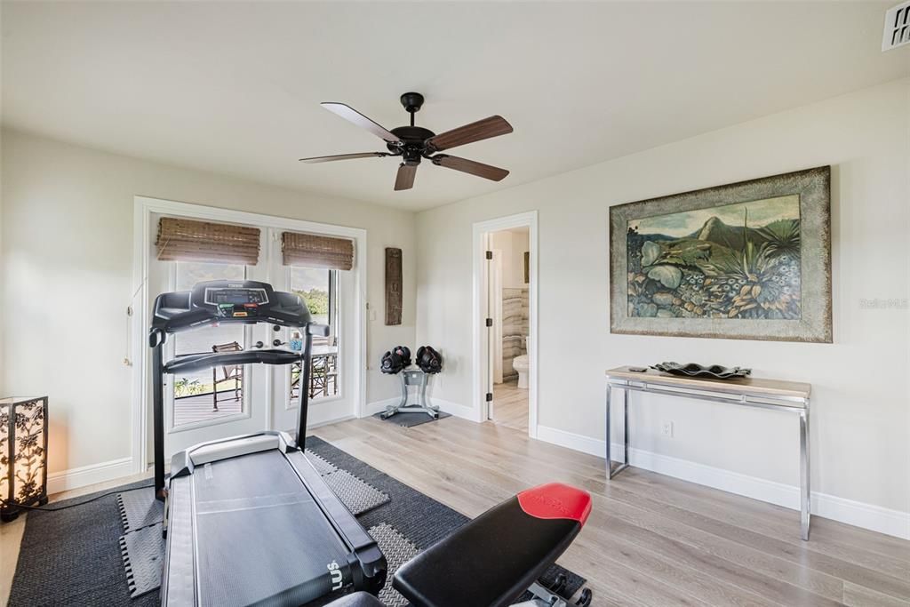 Fitness Equipment, Interior, Wood Texture Flooring