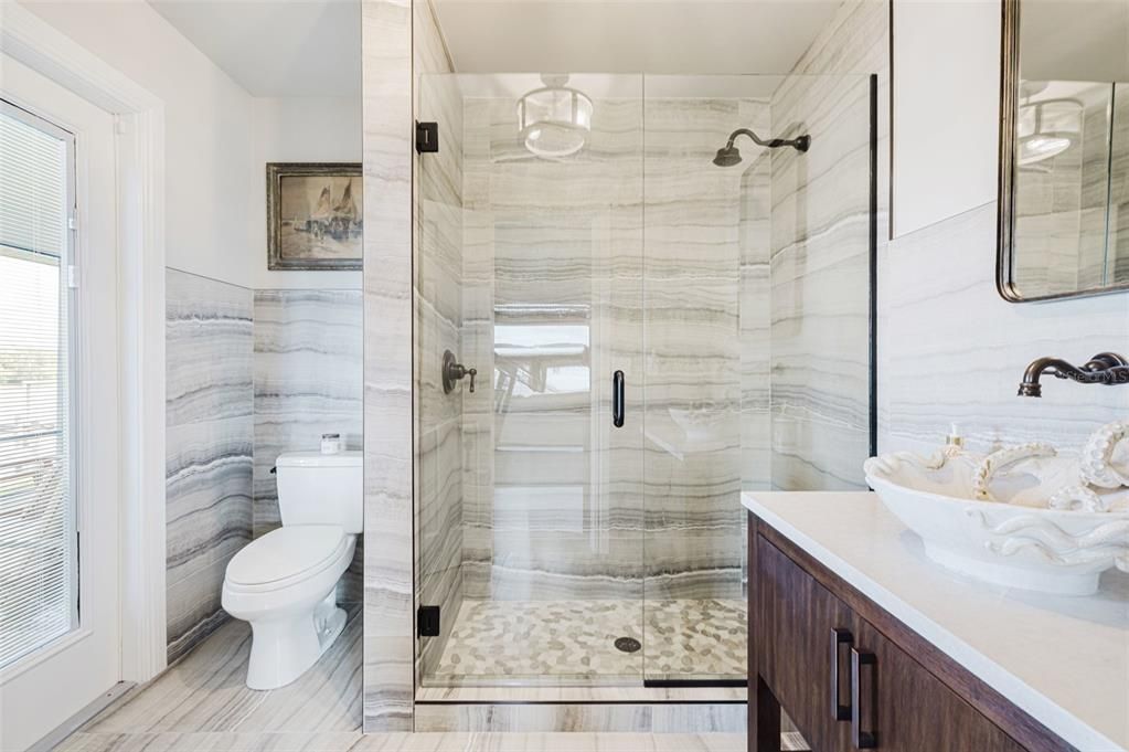 Bathroom, Glass Shower, Interior