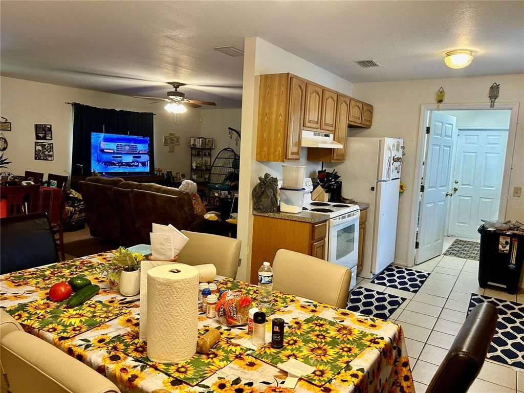 Dining room, Interior, Kitchen, Living room