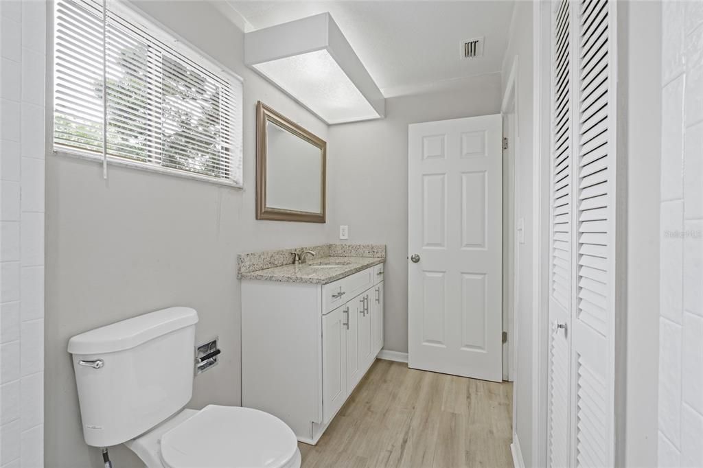 Bathroom, Interior, Wood Texture Flooring