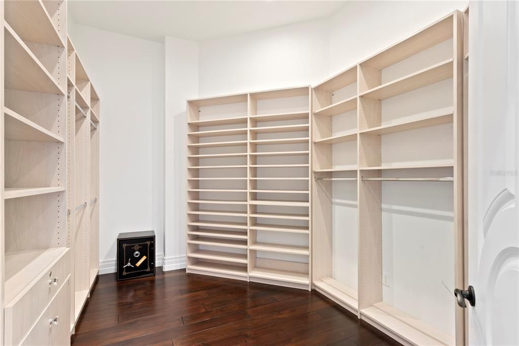 Interior, Walk-in Closets, Wood Texture Flooring