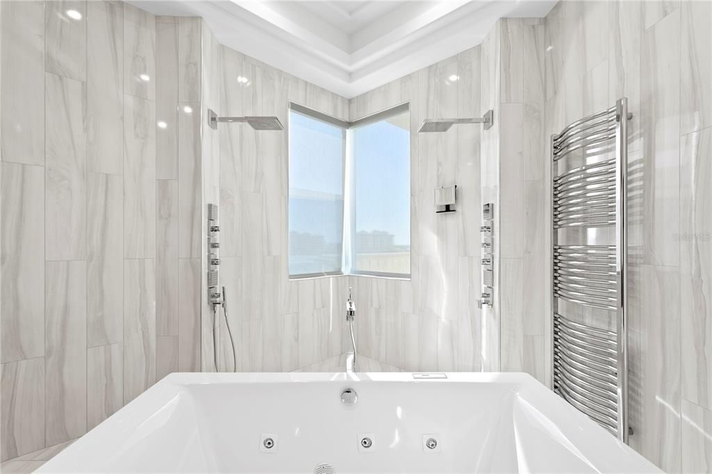 Bathroom, Interior, Marble Walls