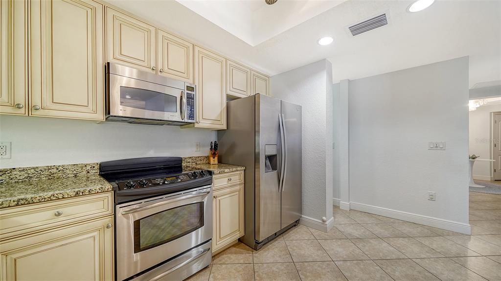 Interior, Kitchen, Recessed Lighting, Stainless Steel Appliances