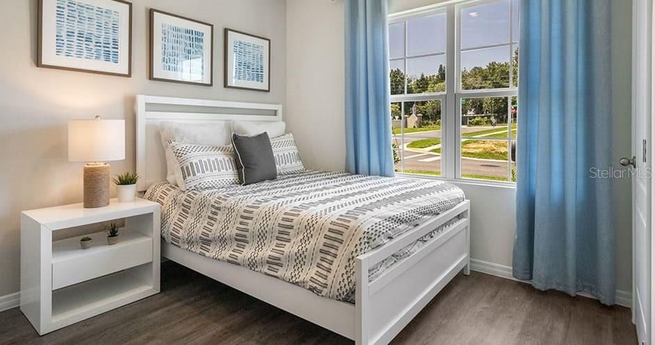 Bedroom, Interior, Wood Texture Flooring