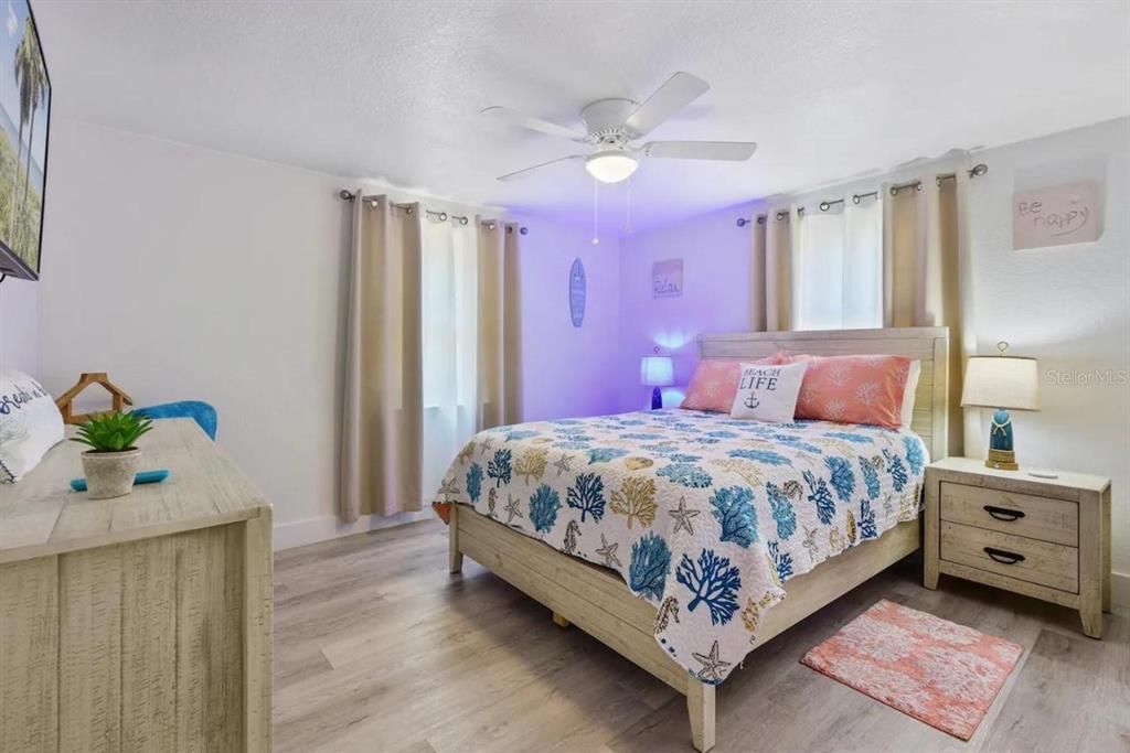 Bedroom, Interior, Wood Texture Flooring