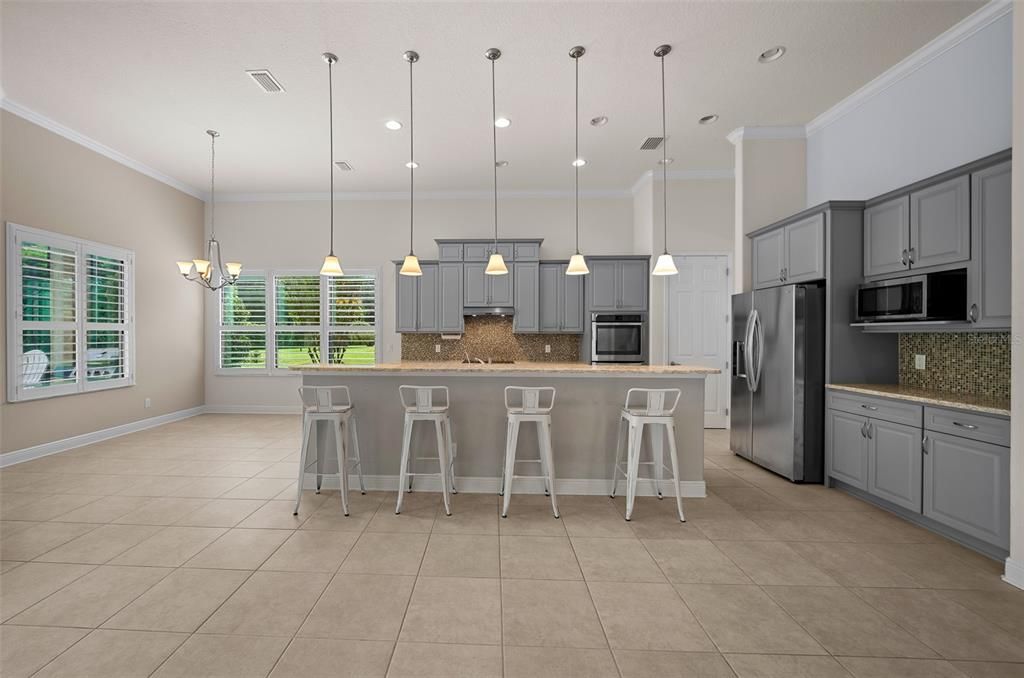 Interior, Kitchen, Pendant Lights, Recessed Lighting