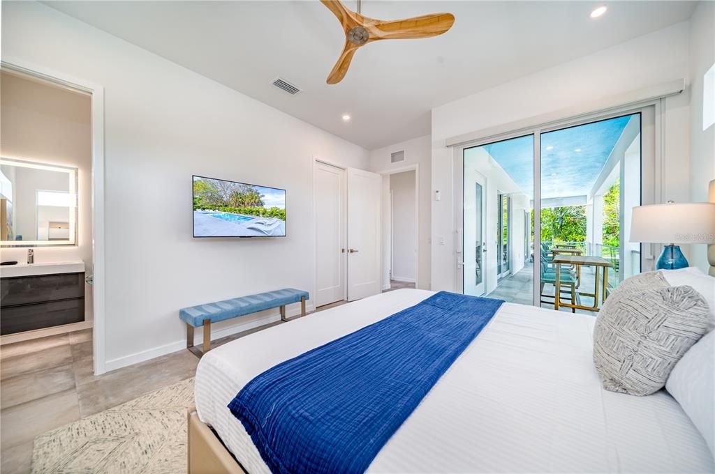 Bedroom, Interior, Recessed Lighting