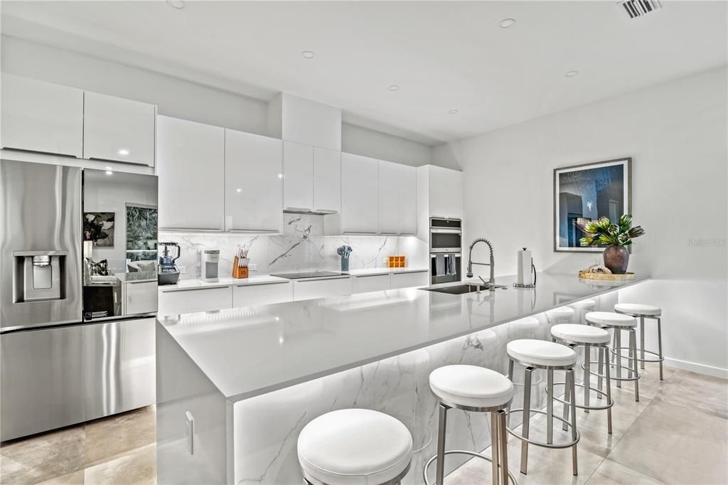 Interior, Kitchen, Recessed Lighting, Stainless Steel Appliances