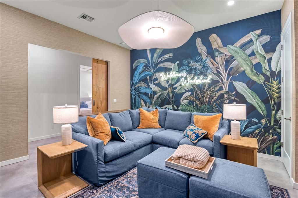 Interior, Living room, Recessed Lighting