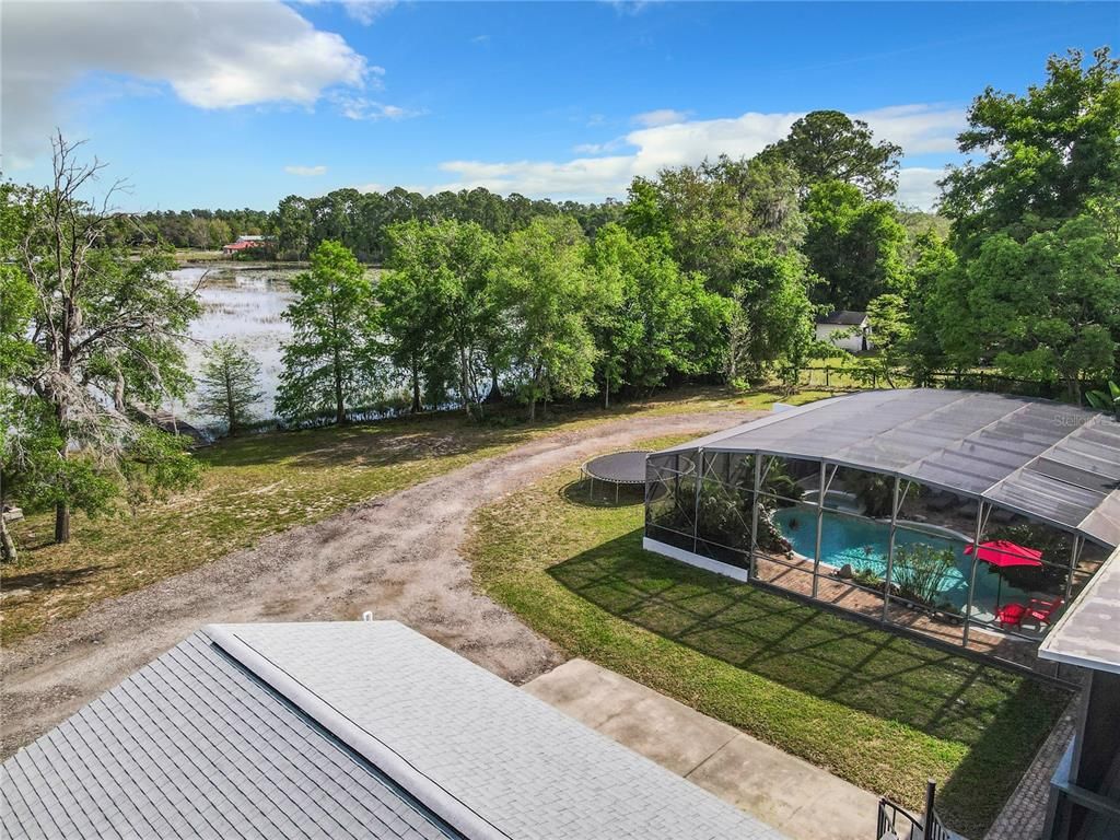 Exterior, Pool, Solar Panels, Water