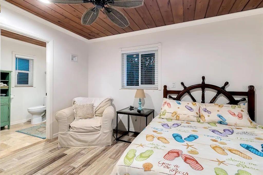 Bathroom, Bedroom, Interior, Wooden Ceilings, Wood Texture Flooring