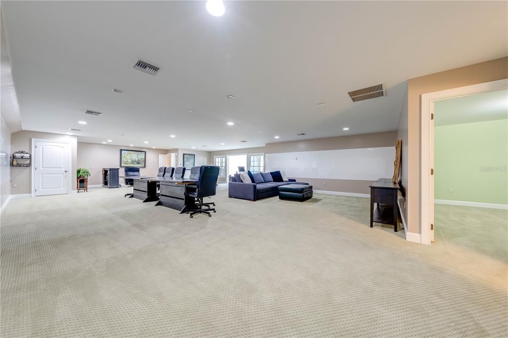 Home Office, Interior, Recessed Lighting