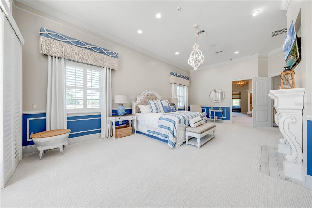 Bedroom, Interior, Pendant Lights, Recessed Lighting