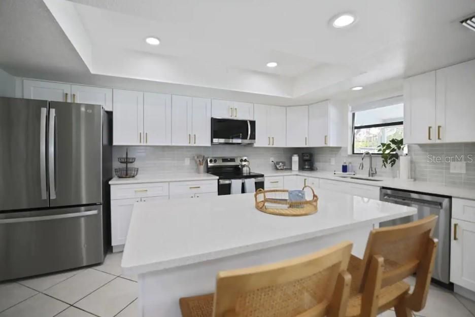 Interior, Kitchen, Recessed Lighting, Stainless Steel Appliances