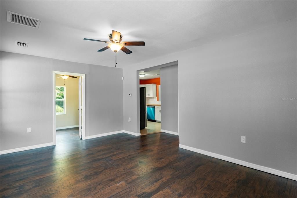Empty room, Interior, Wood Texture Flooring