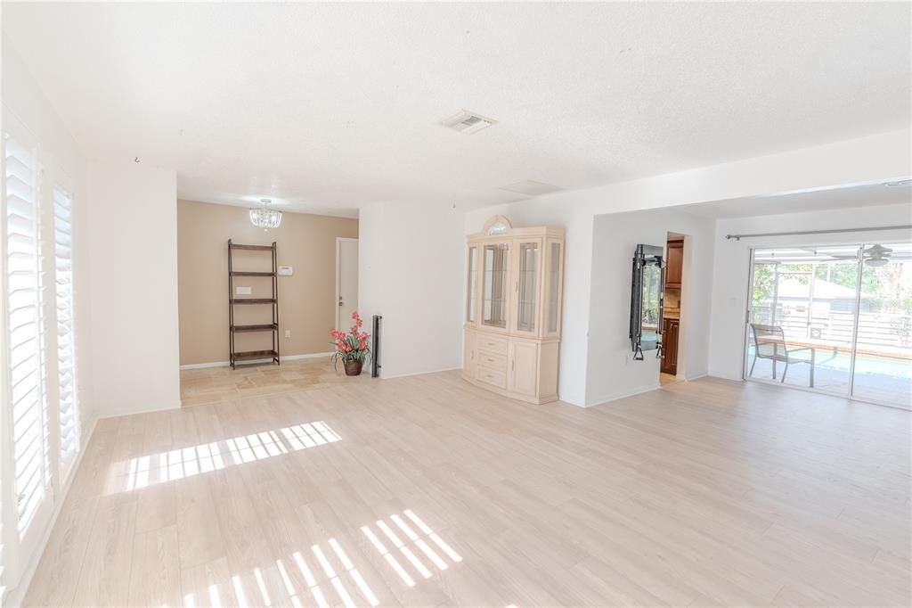 Empty room, Interior, Wood Texture Flooring