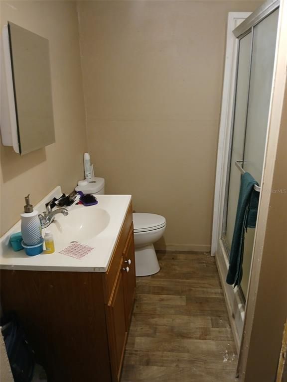 Bathroom, Interior, Wood Texture Flooring