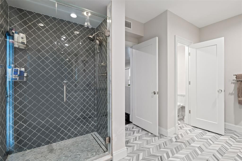 Bathroom, Glass Shower, Interior