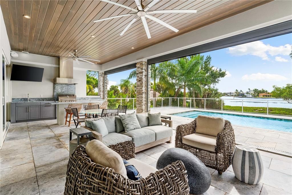 Exterior, Living room, Outdoor Kitchen, Pool, Water