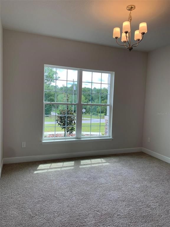 Chandelier, Empty room, Interior